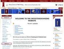 Tablet Screenshot of intuitivedowsing.com